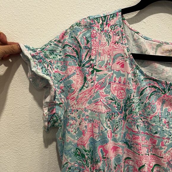 Lilly Pulitzer XXL Jodee Swing Flounce Dress Spotted On Worth rare hard To Find - Picture 5 of 9